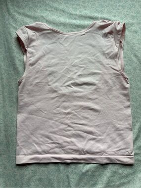 wild fable Light Pink Scoop Neck Cap Sleeve Tank Top
